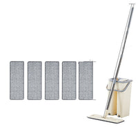Hand Free Squeeze Mop with Bucket-Mops-Golonzo
