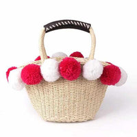 Tassel Decoration Straw Bag-Handbags-Golonzo