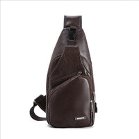 Men's Shoulder Bag with USB Charging Anti Theft Chest Bag-Shoulder Bags-Golonzo