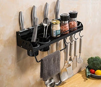 Space Aluminum Kitchen Storage Holders-Shelving-Golonzo