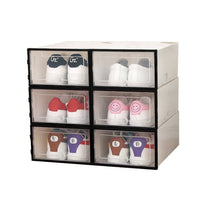 Transparent Shoes Box 6pcs - For Shoes Storage-Shoe Racks & Organizers-Golonzo