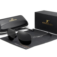 Men's Aluminum Polarized Sunglasses-Golonzo