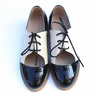 Women Genuine Leather Oxford/Derby/Sandal Shoes-Women Shoes-Golonzo