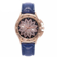 Colorful-Flower Rose Rhinestone Watch - Luxury Watch-Watch-Golonzo