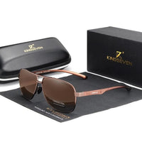 Men's Aluminum Polarized Sunglasses-Golonzo