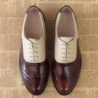 Women Genuine Leather Oxford/Derby/Sandal Shoes-Women Shoes-Golonzo