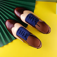 Leather Oxford Shoes Loafers for Women-Shoes-Golonzo