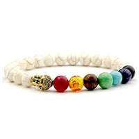 Reiki Healing Natural Lava Stone Chakra Balance Beads Bracelet-Bracelet-Golonzo