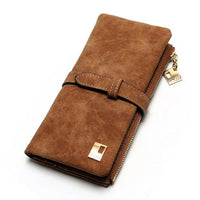 Fashion Women Wallets Drawstring Nubuck Leather-Handbags, Wallets & Cases-Golonzo