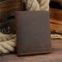 Vintage leather men wallets-Handbags, Wallets & Cases-Golonzo