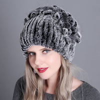 Cute Rabbit-Fox Fur warm Headwear-Hats-Golonzo