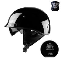 Vintage Motorcycle Helmet Open Face-Motorcycle Helmets-Golonzo