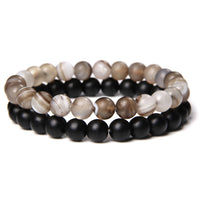 Chains Bracelet Set - Tiger Eye Stone Bracelets Natural-Bracelets-Golonzo