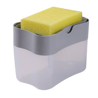 Soap Dispenser With Sponge Box-Soap Dishes & Holders-Golonzo