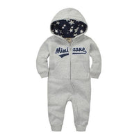 Spring Baby Rompers Cotton Tracksuit Long Sleeve with Hoodies-Jumpsuits & Rompers-Golonzo