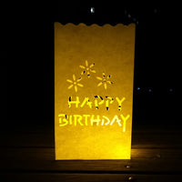 Heart Shaped Tea Light Holder Luminaria Paper Lantern Candle Bag-Camping Lights & Lanterns-Golonzo