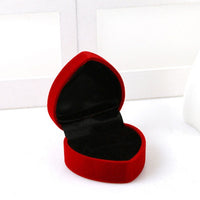 Rose Love Heart Romantic Wedding Ring Box Cases-Packing Organizers-Golonzo