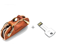 Leather Smart Key Wallet DIY Keychain - Key Organizer Holder-Key Holder-Golonzo