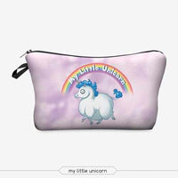 3D Printing Makeup Bags With Multicolor Pattern-Cosmetic & Toiletry Bags-Golonzo