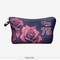 3D Printing Makeup Bags With Multicolor Pattern-Cosmetic & Toiletry Bags-Golonzo
