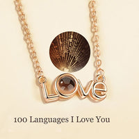 The memory of Love - I Love You Necklace-Necklace-Golonzo