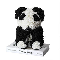 Rose Teddy Bear - Artificial Flowers Gifts-Artificial flower-Golonzo