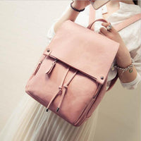 Square Canvas Fashion Backpack Traveling Bags-Backpacks-Golonzo