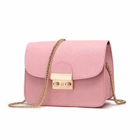 Mini PU leather Messenger Bag-Handbags-Golonzo
