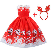 Fancy Girl Christmas Dress-Dresses-Golonzo