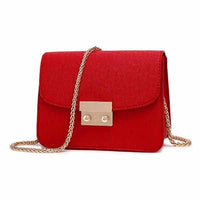 Mini PU leather Messenger Bag-Handbags-Golonzo