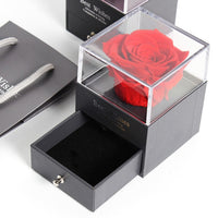Preserved Rose Beauty and The Beast Eternal Flower Jewelry Box-Necklace-Golonzo