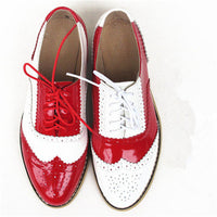 Vintage Casual Women's Flats Oxford Shoes-Shoes-Golonzo