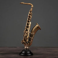 Statue Violin Saxophone sculpture music home decor-statue-Golonzo