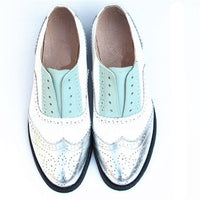 Vintage Casual Women's Flats Oxford Shoes-Shoes-Golonzo