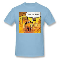 This is Fine Shirt But We Are On Fire - Unisex-Shirts and Tops-Golonzo
