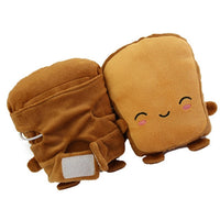 USB Warmer Heated Gloves Cute Hand Warmers Gloves Fingerless Cute-Gloves & Mittens-Golonzo