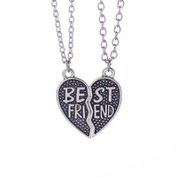 Best Friends Honey Love Couple Pendant Necklace Good Friends Friendship Jewelry Gift-Necklace-Golonzo