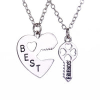 Best Friends Honey Love Couple Pendant Necklace Good Friends Friendship Jewelry Gift-Necklace-Golonzo