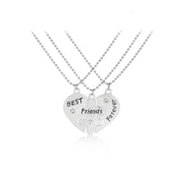 Best Friends Honey Love Couple Pendant Necklace Good Friends Friendship Jewelry Gift-Necklace-Golonzo