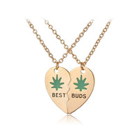 Best Friends Honey Love Couple Pendant Necklace Good Friends Friendship Jewelry Gift-Necklace-Golonzo