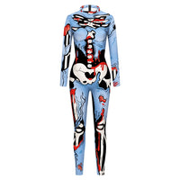 Sexy Skeleton Bodysuit-Costumes-Golonzo
