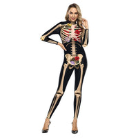Sexy Skeleton Bodysuit-Costumes-Golonzo