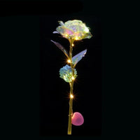 Romantic Colorful LED Fairy Rose Artificial Galaxy Rose Flowers-Artificial flower-Golonzo