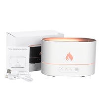 USB Simulation Flame Mist Humidifier Night Light-Humidifiers-Golonzo
