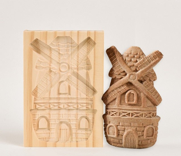 Wood Windmill patterned Cookie Cutter-Cookie Cutters-Golonzo