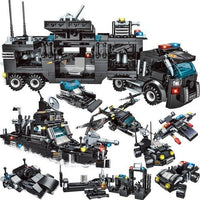 SWAT Team Lego Set Transformer Truck-Toys-Golonzo