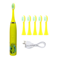 Kids Electric Toothbrush With 5 Brush Heads-Toothbrushes-Golonzo