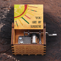 Wooden Hand Crank Queen Music Box Game Of Thrones Dragon Ball TO MY Goigeous Wife Theme Music Box-Music Boxes-Golonzo