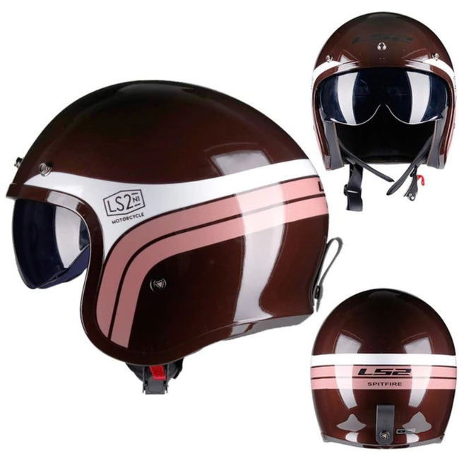 Spitfire Vintage Motorcycle Helmet-Motorcycle Helmets-Golonzo